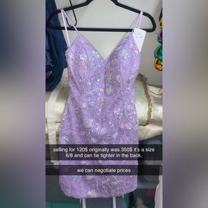 Lavender Homecoming Dress